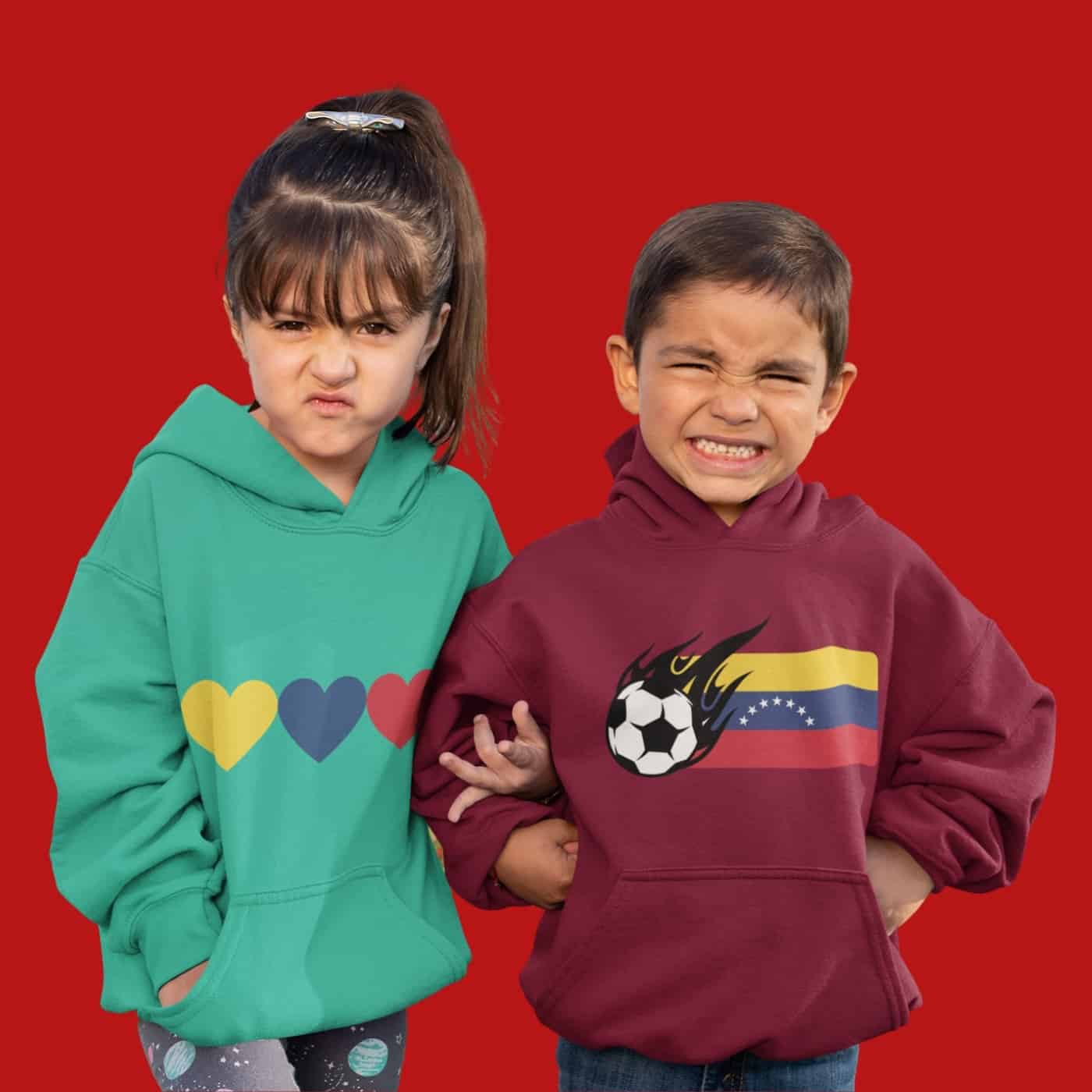 Hoodies, camisetas y franelas con el tricolor de Venezuela